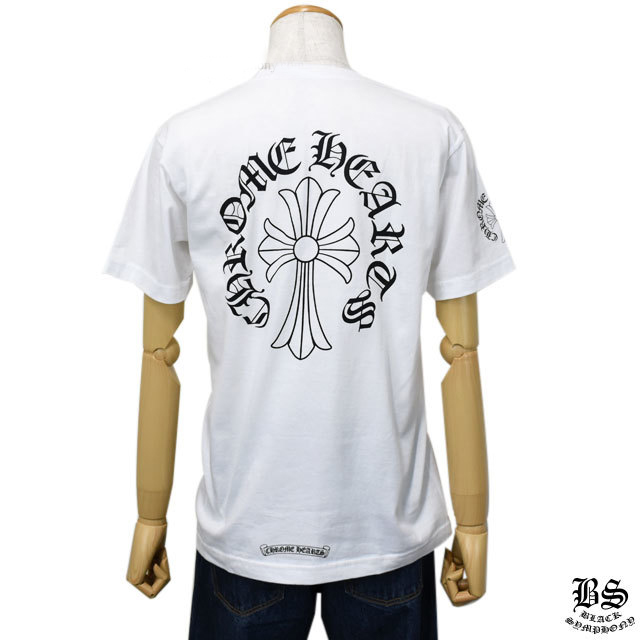 【Chrome Hearts】クロムハーツ Tシャツ CHクロス ブラックとホワイト