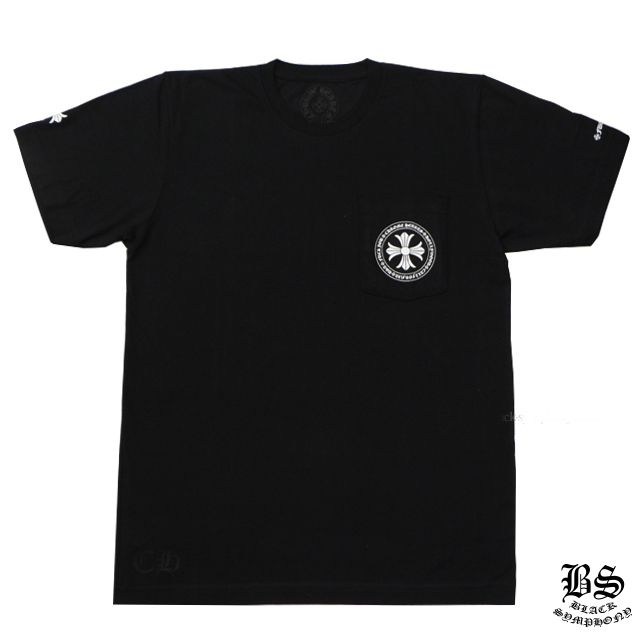 【Chrome Hearts】クロムハーツ Tシャツ CHプラス ブラック