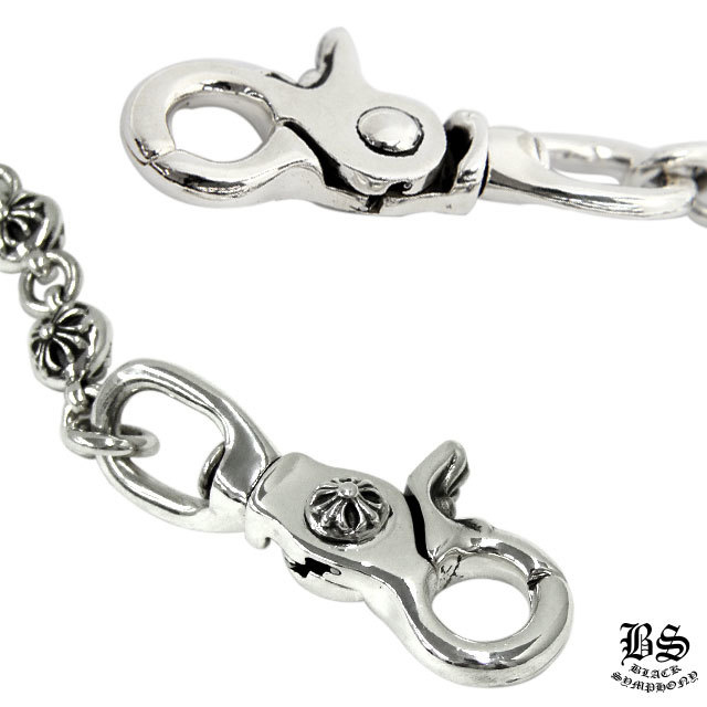 クロムハーツ クロスボール ウォレットチェーン #2 2クリップ ショート