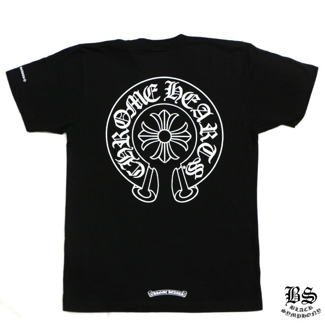【Chrome Hearts】クロムハーツ Tシャツ ホースシュー ブラック