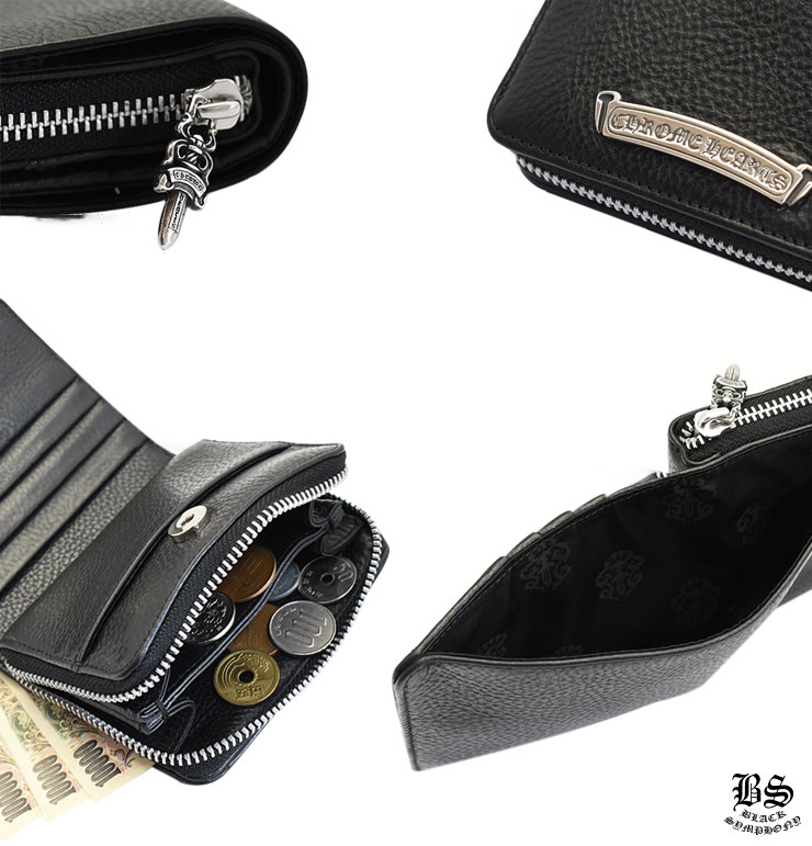 Chrome Hearts クロムハーツ スクエアジップ ビルウォレット CHROME