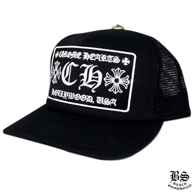 クロムハーツ トラッカーキャップ CH ブラック ホワイト