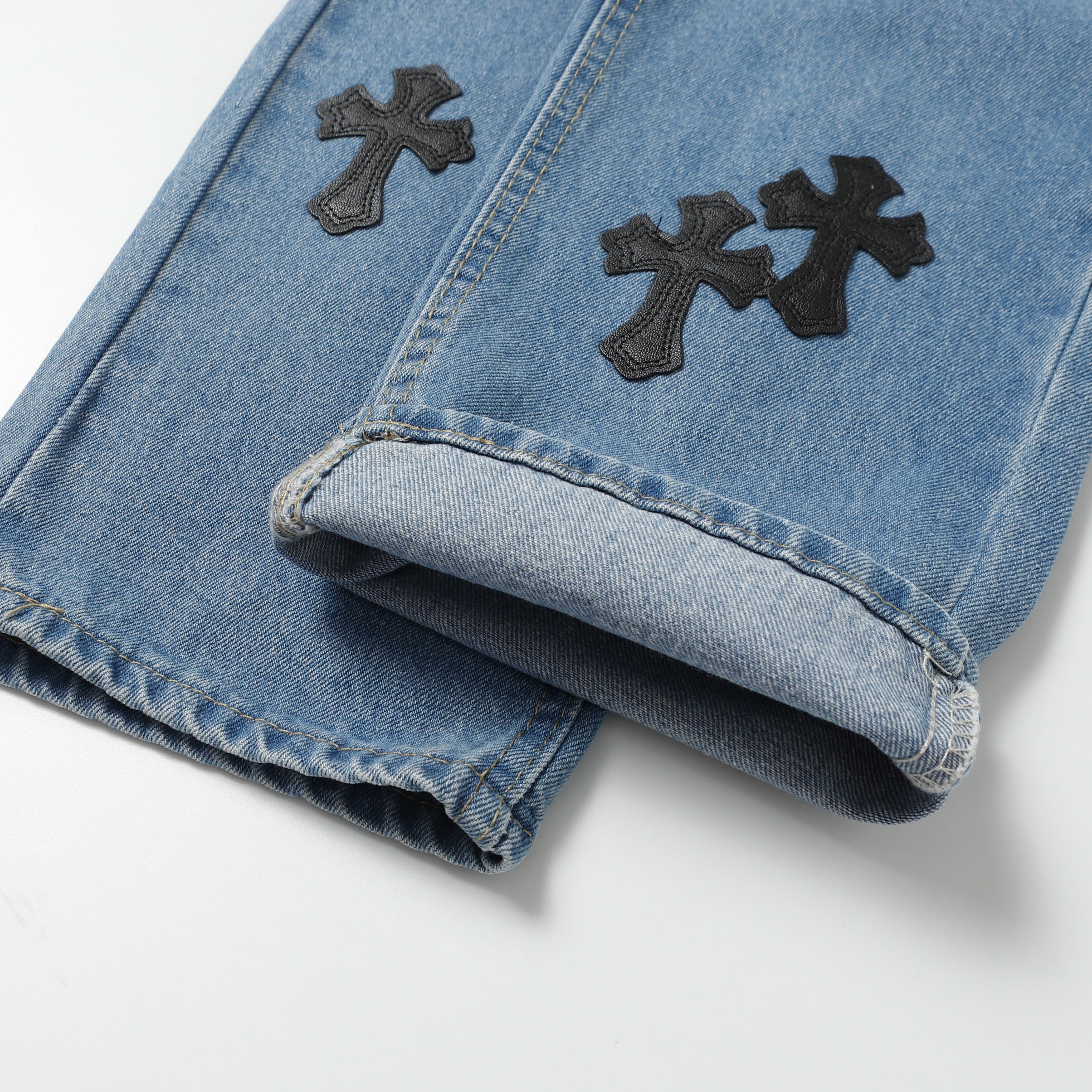 Chrome Hearts Levi's 505 Black Cross Patch Jeans – 高島屋