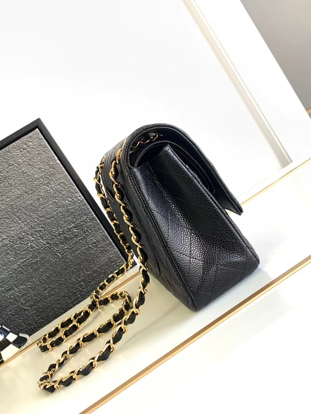 シャネル/CHANEL Flap Bag Carviar Leather Black Medium 1112-高島屋オンラインストア - 公式
