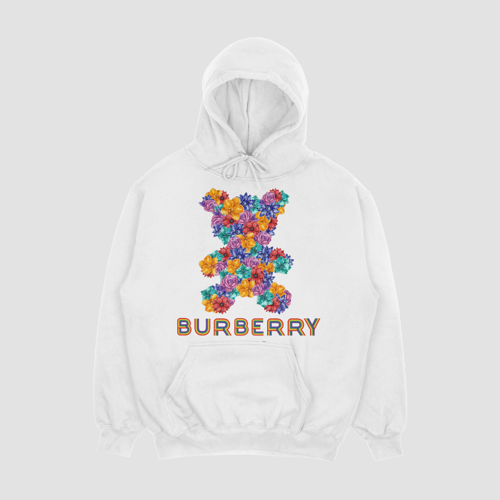 Burberryスウェット クル パーカー プリント  綿　男女兼用