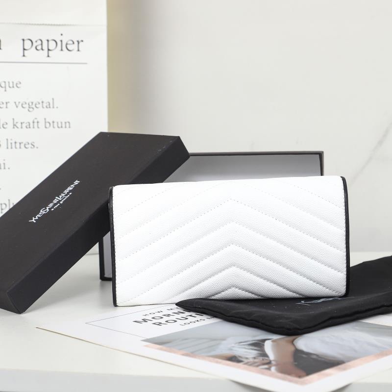 新作 Saint Laurent 長財布 レザー エレガンス YSL