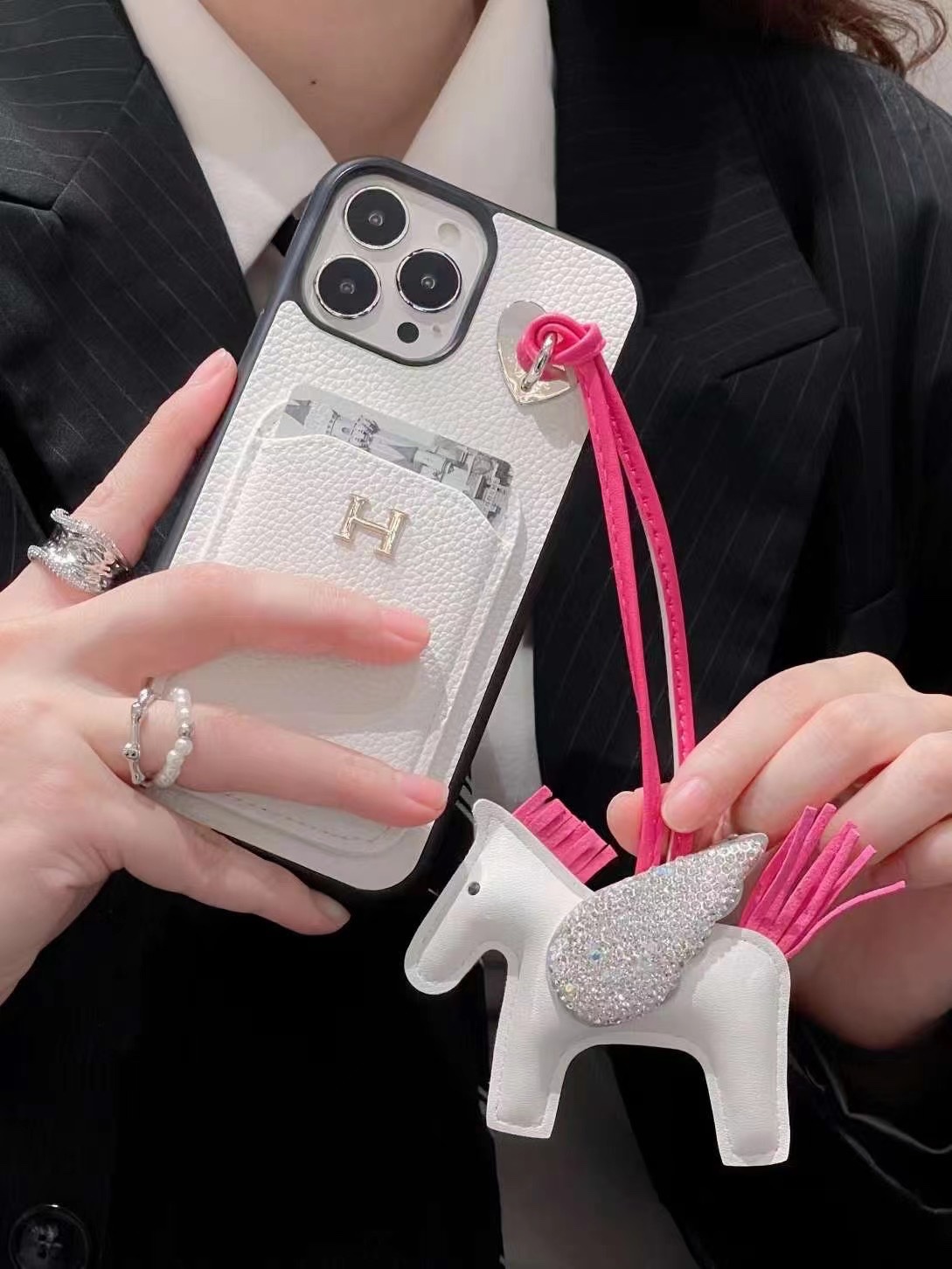 【HERMES】エルメス ホワイト 電話ケース zm-高島屋オンラインストア - 公式