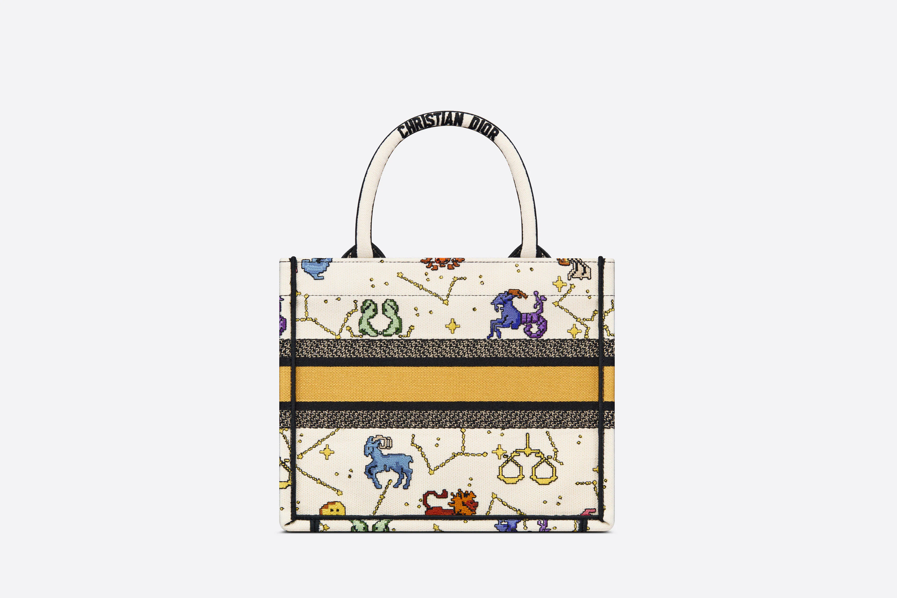 DIOR BOOK TOTE スモールバッグ Dior Pixel Zodiac エンブロイダリー (26.5 x 21 x 14 cm)-高島屋オンラインストア - 公式