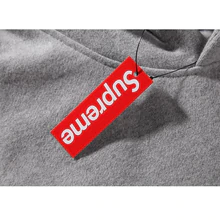 15FW Supreme (シュプリーム) Box Logo Hooded Sweatshirt パーカー グレー