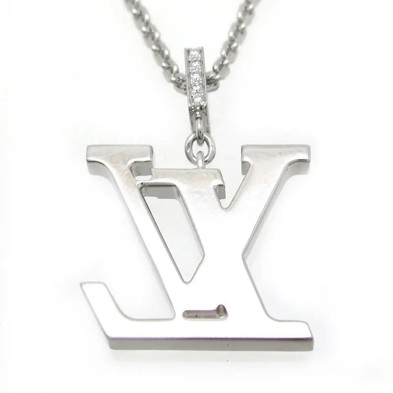 【国内発送/直営店】ネックレス パンダンティフ LV GM Q93670 モノグラム ロゴ ダイヤモンド