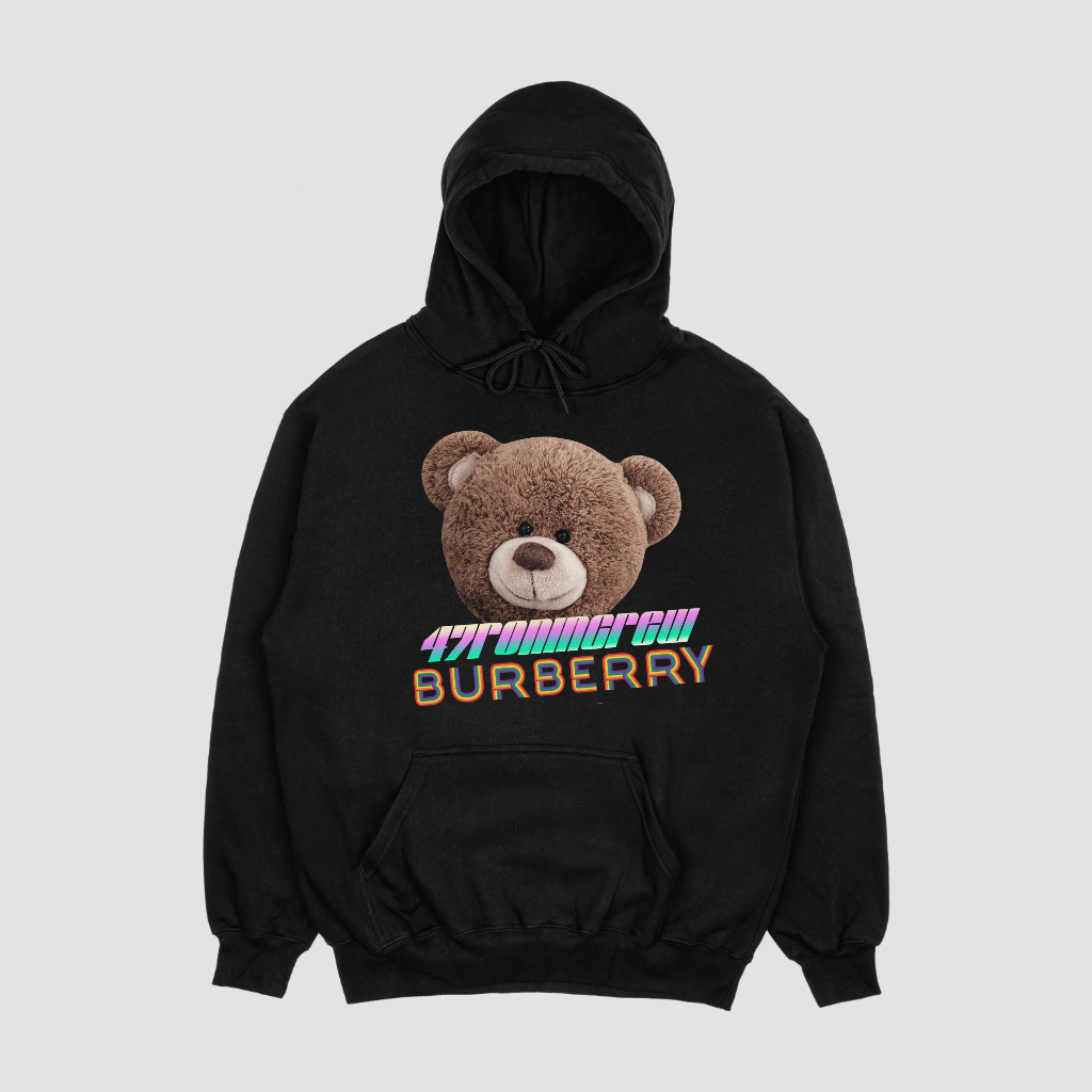 Burberryスウェット クル パーカー プリント 綿 男女兼用
