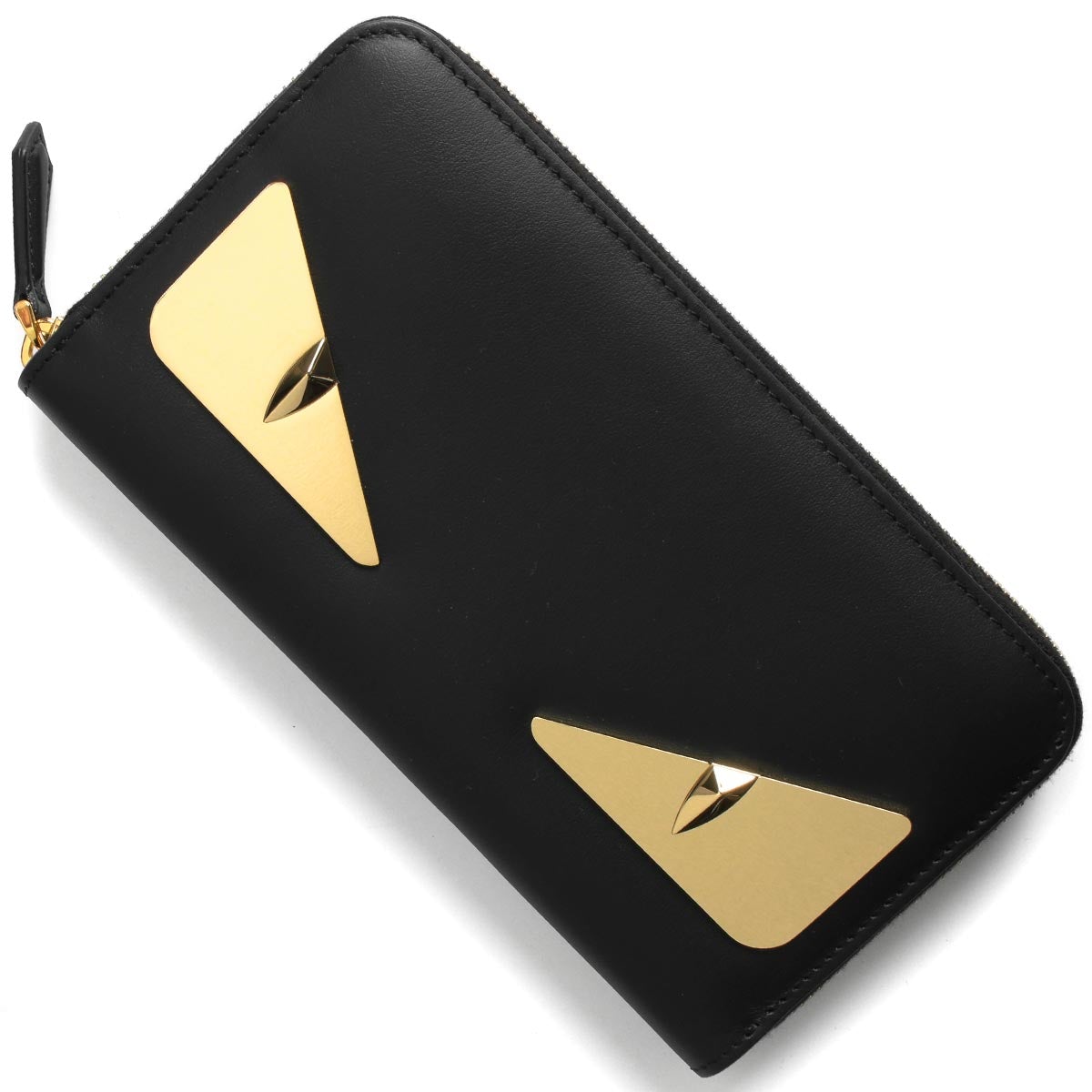 長財布 モンスター/MONSTER バッグ バグズ/BAG BUGS ブラック&オーロソフト 7M0210 SQP F0KUR メンズ レディース