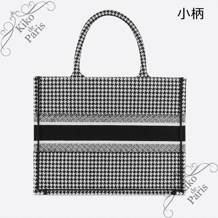 DIOR 直営店 名入れOK! BOOK TOTE ミディアム トート 千鳥格子-高島屋オンラインストア - 公式