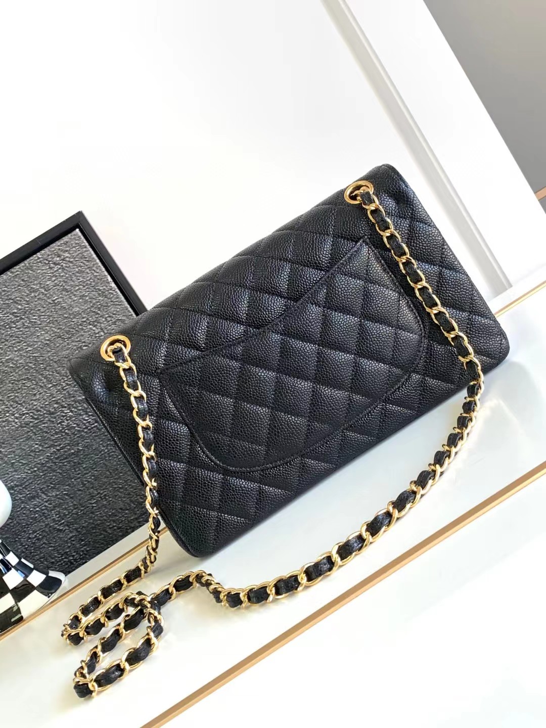 シャネル/CHANEL Flap Bag Carviar Leather Black Medium 1112-高島屋オンラインストア - 公式