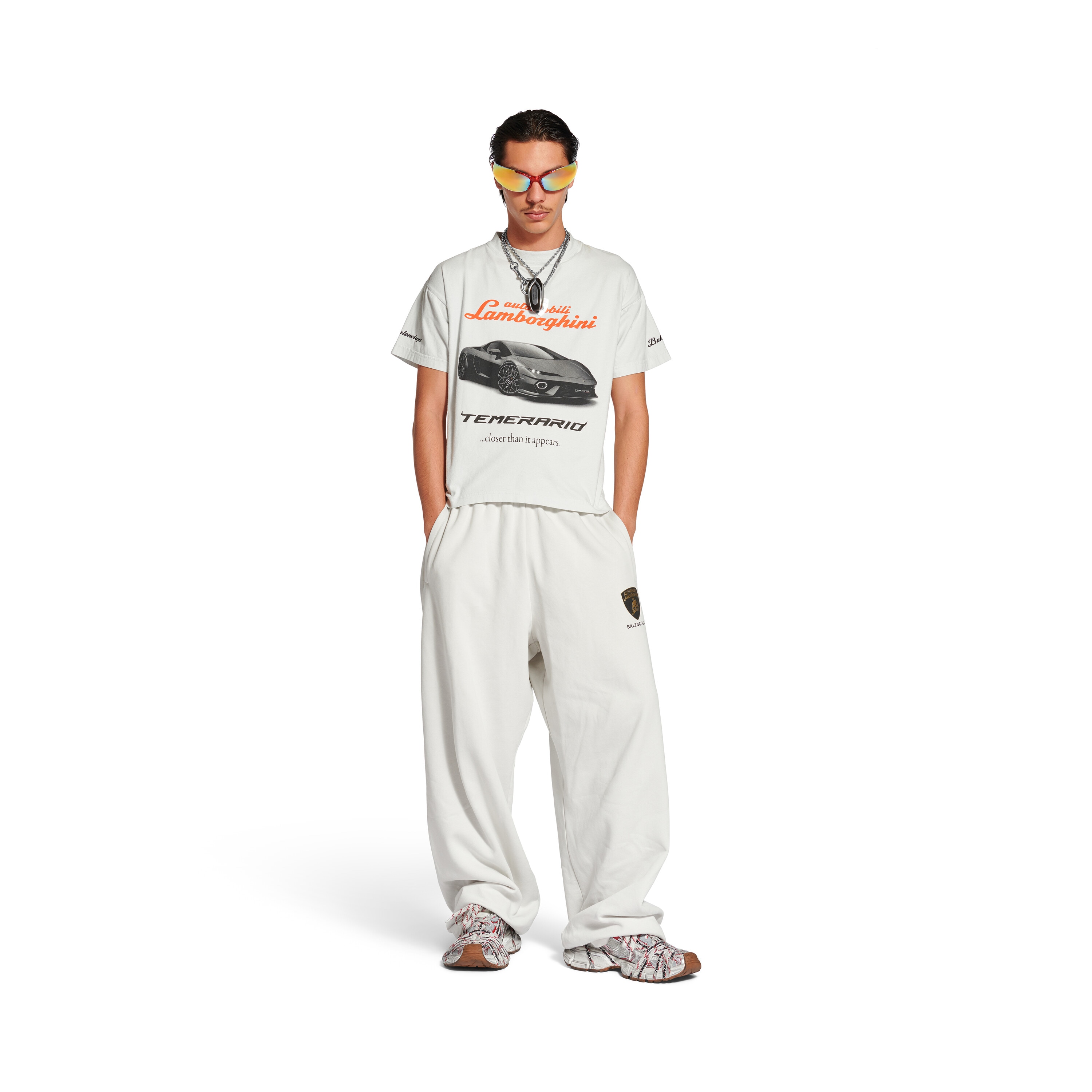 ベージュ/グレー/レッド/ブラウン の メンズ 3xl Extreme Laces Logo スニーカー