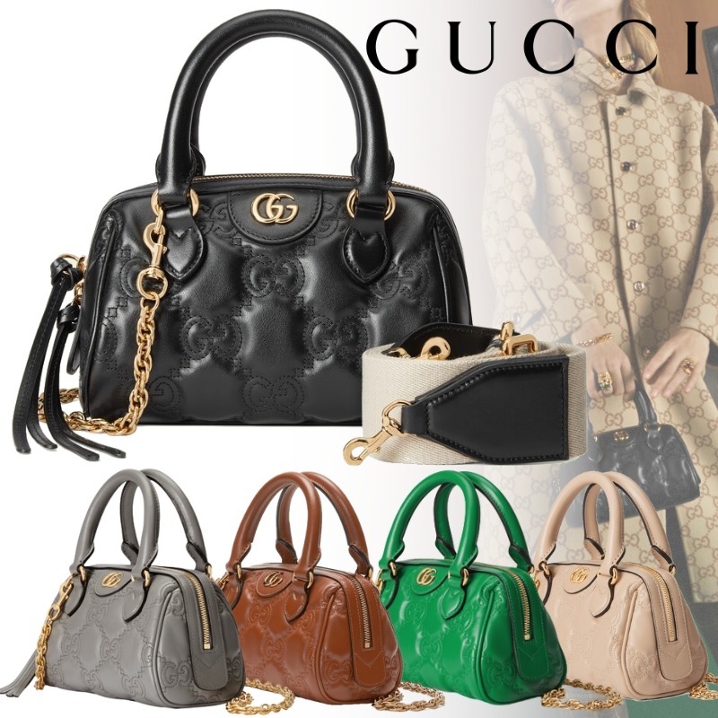 人気！すぐ届く！【GUCCI】(グッチ) キルティング レザー 3way バッグ