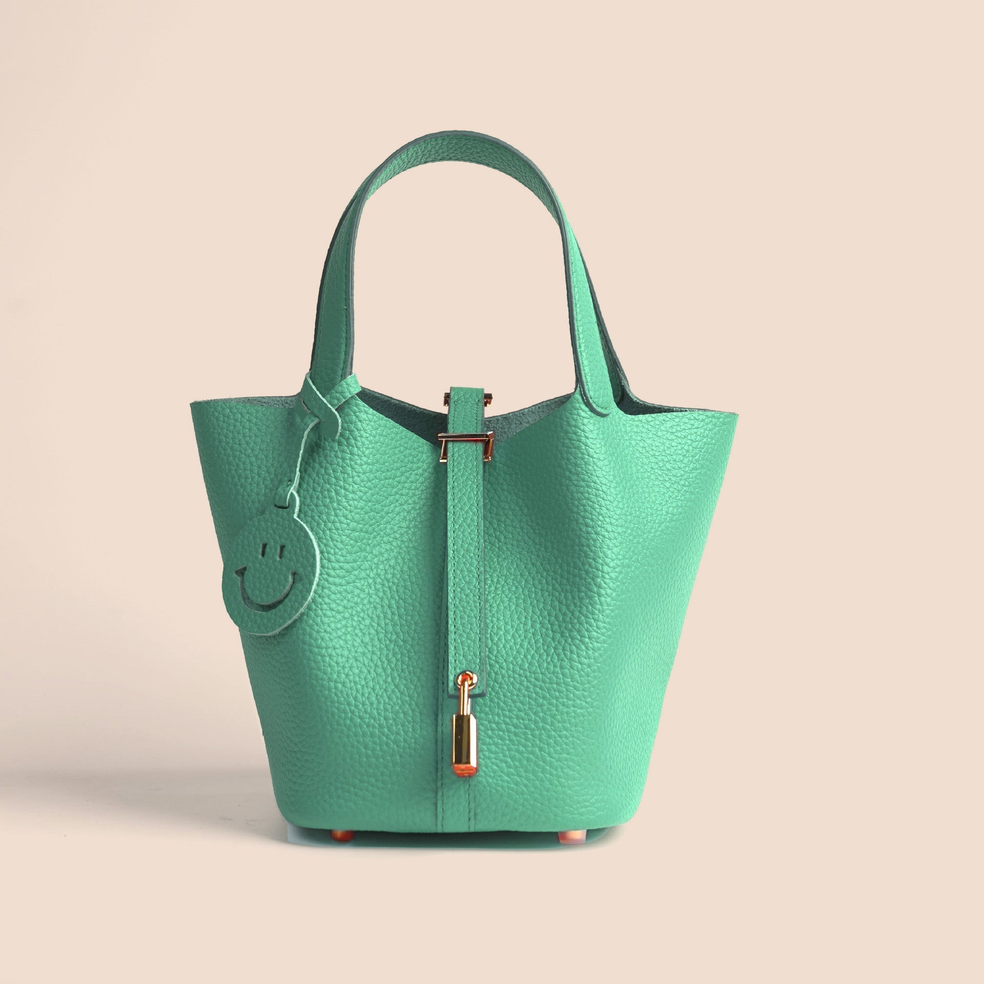 Hermes Etoupe Luxe Lock Tote