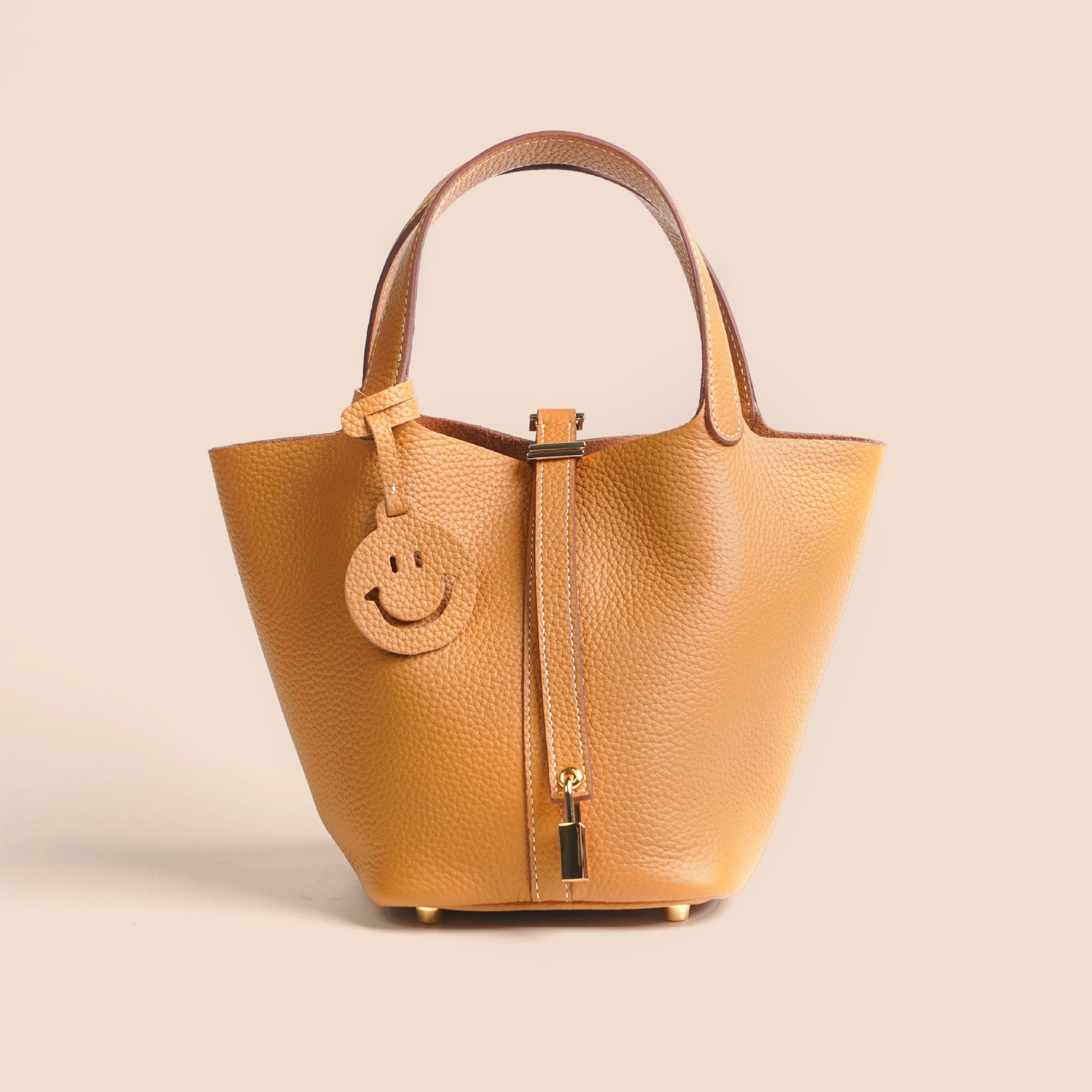 Hermes Etoupe Luxe Lock Tote