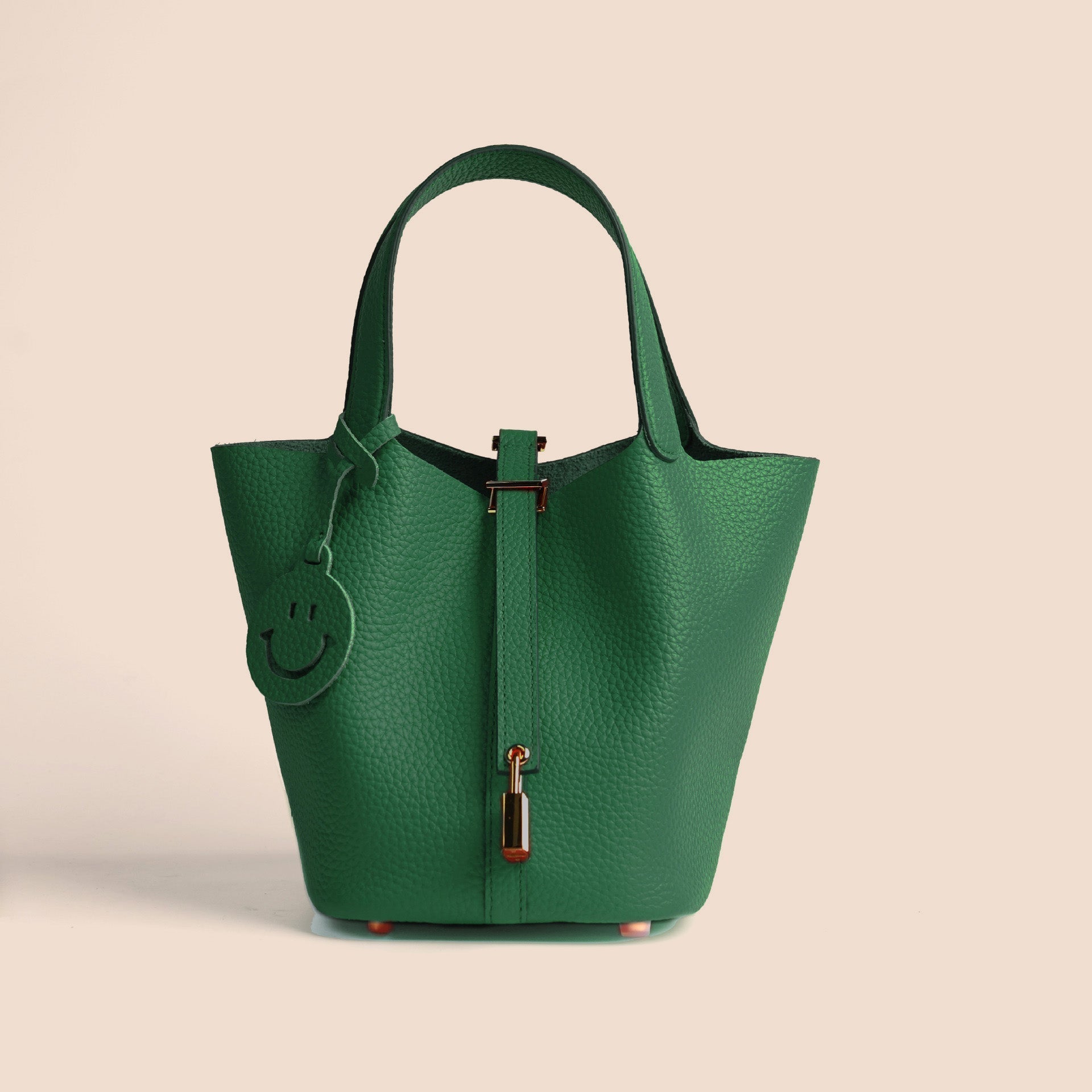 Hermes Etoupe Luxe Lock Tote