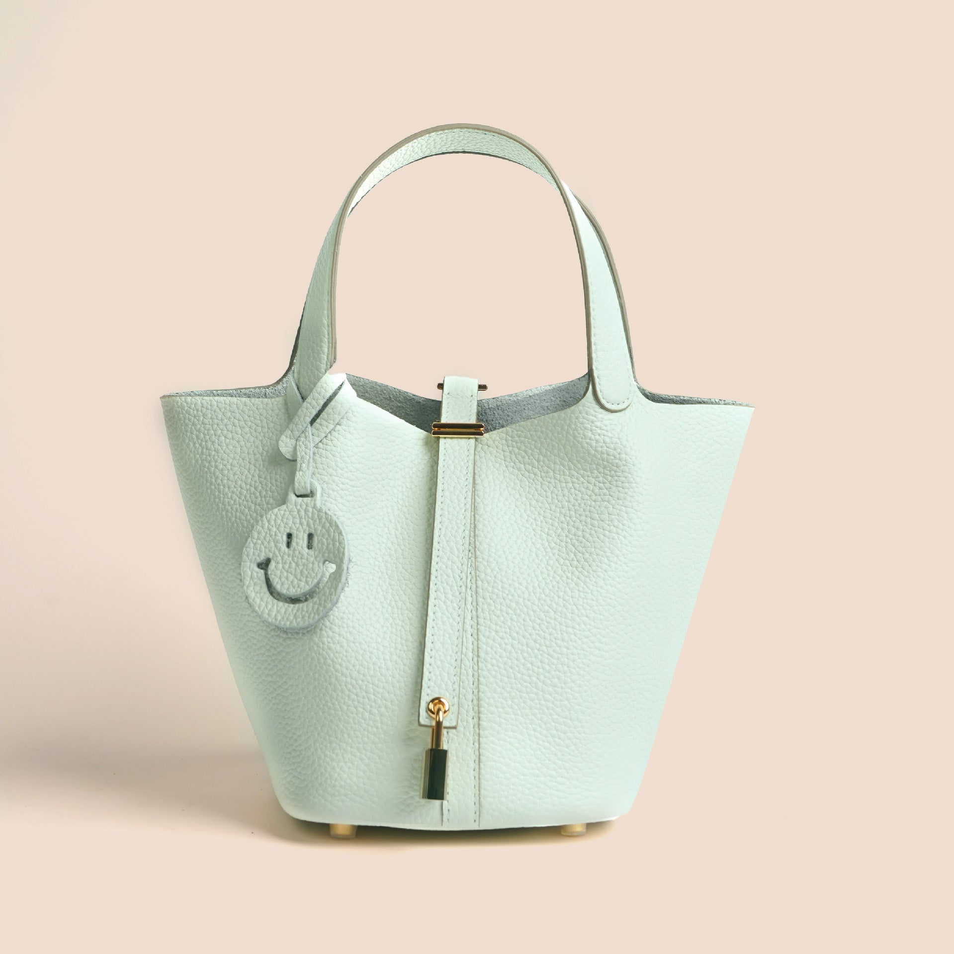 Hermes Etoupe Luxe Lock Tote