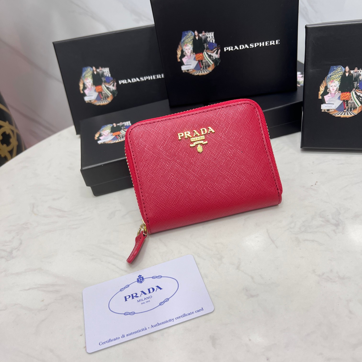 PRADA/プラダ サフィアーノレザー カードケース-高島屋オンラインストア - 公式