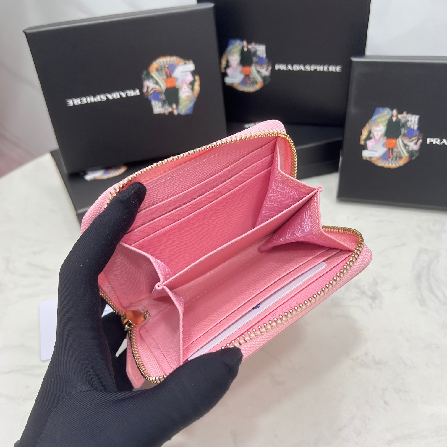 PRADA/プラダ サフィアーノレザー カードケース-高島屋オンラインストア - 公式