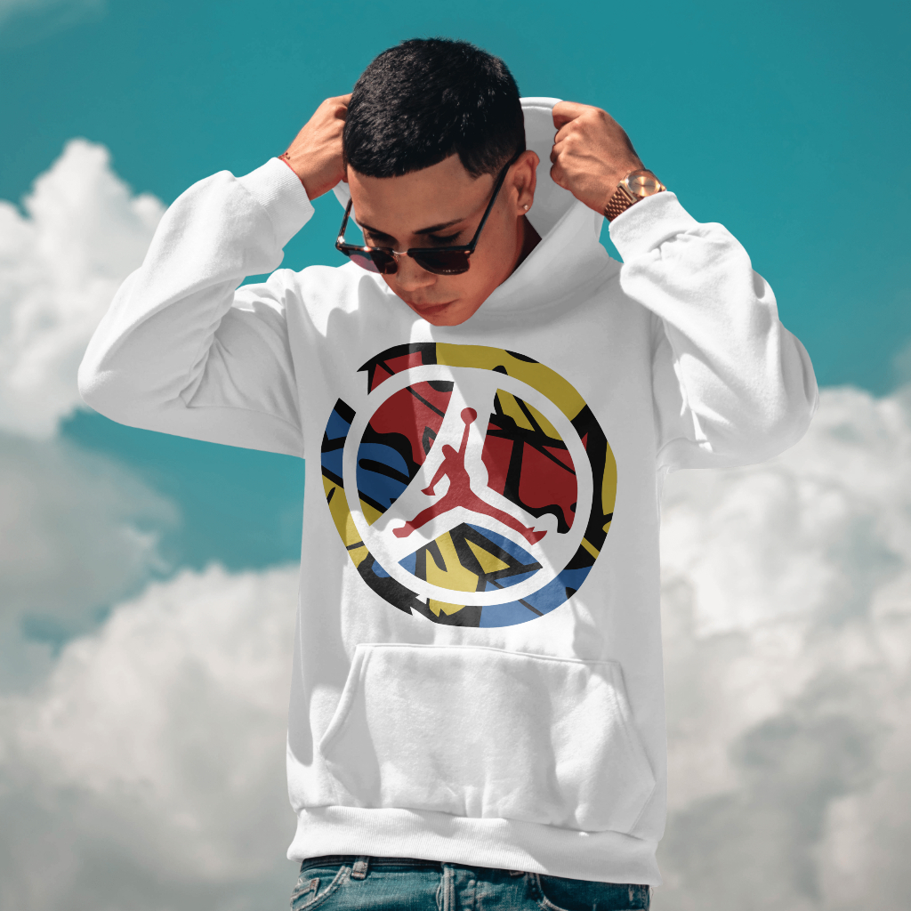 AIRJORDANスウェット クル パーカー プリント  綿　男女兼用