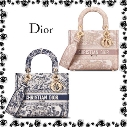 DIOR 2種類★LADY D-LITE ミディアムバッグ★M0565OTDT_M808-高島屋オンラインストア - 公式