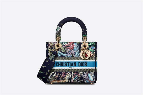 Dior LADY D-LITE ミディアムバッグ D-Constellation エンブロイダリー 24 x 20 x 11 cm-高島屋オンラインストア - 公式