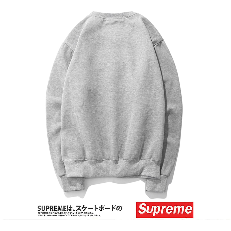 Supreme (シュプリーム) 15FW ボックスロゴ クルーネック スウェットシャツ(Box Logo Crewneck Sweatshirt) グレー