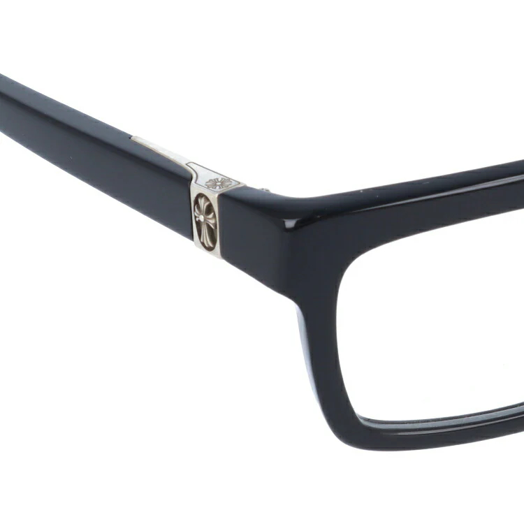 クロムハーツ メガネ 度付き 度なし 伊達メガネ 眼鏡 メガネフレーム CHROME HEARTS レギュラーフィット クロス PENETRANUS BK Black シルバー セル/スクエア型/ウェリントン型 ウェリントン型 ユニセックス メンズ レディース 紫外線 UVカット ラッピング無料-高島屋オンラインストア - 公式