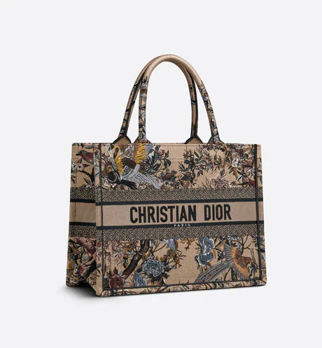 DIOR BOOK TOTE ミディアムバッグ Dior Jardin d'Hiver エンブロイダリー-高島屋オンラインストア - 公式