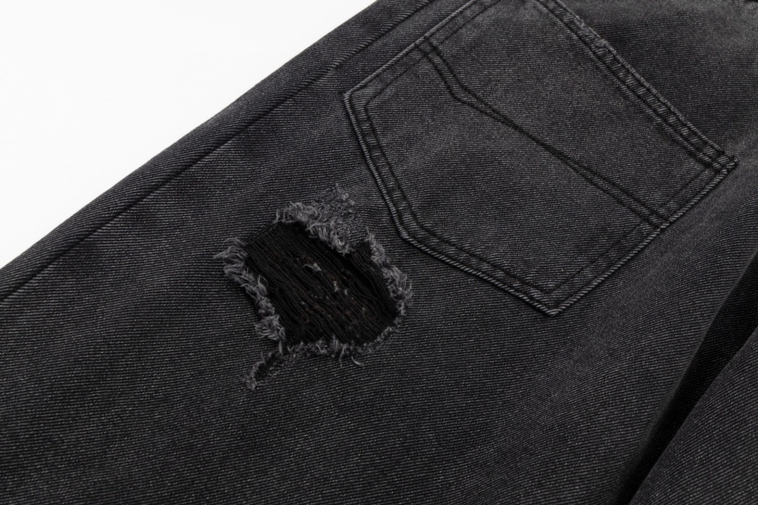 Balenciaga 2023新型外ハネポケット破れジーンズ28.30.32.34