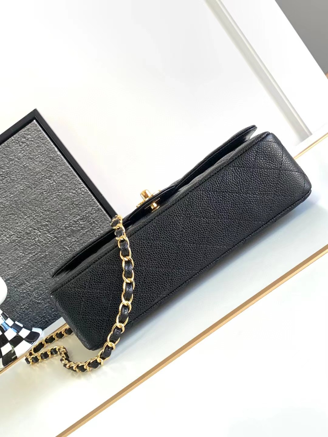 シャネル/CHANEL Flap Bag Carviar Leather Black Medium 1112-高島屋オンラインストア - 公式
