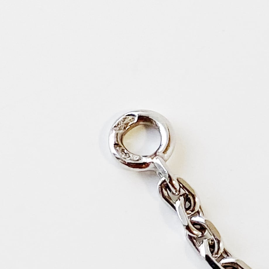 HERMES　エルメス ネックレス ダイヤ ポルトボヌール ホースシュー K18WG