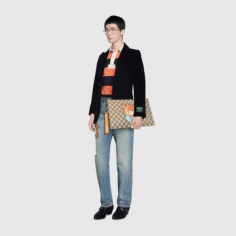 GUCCI(グッチ) × KAI テディベア クラッチバッグ-高島屋オンラインストア - 公式