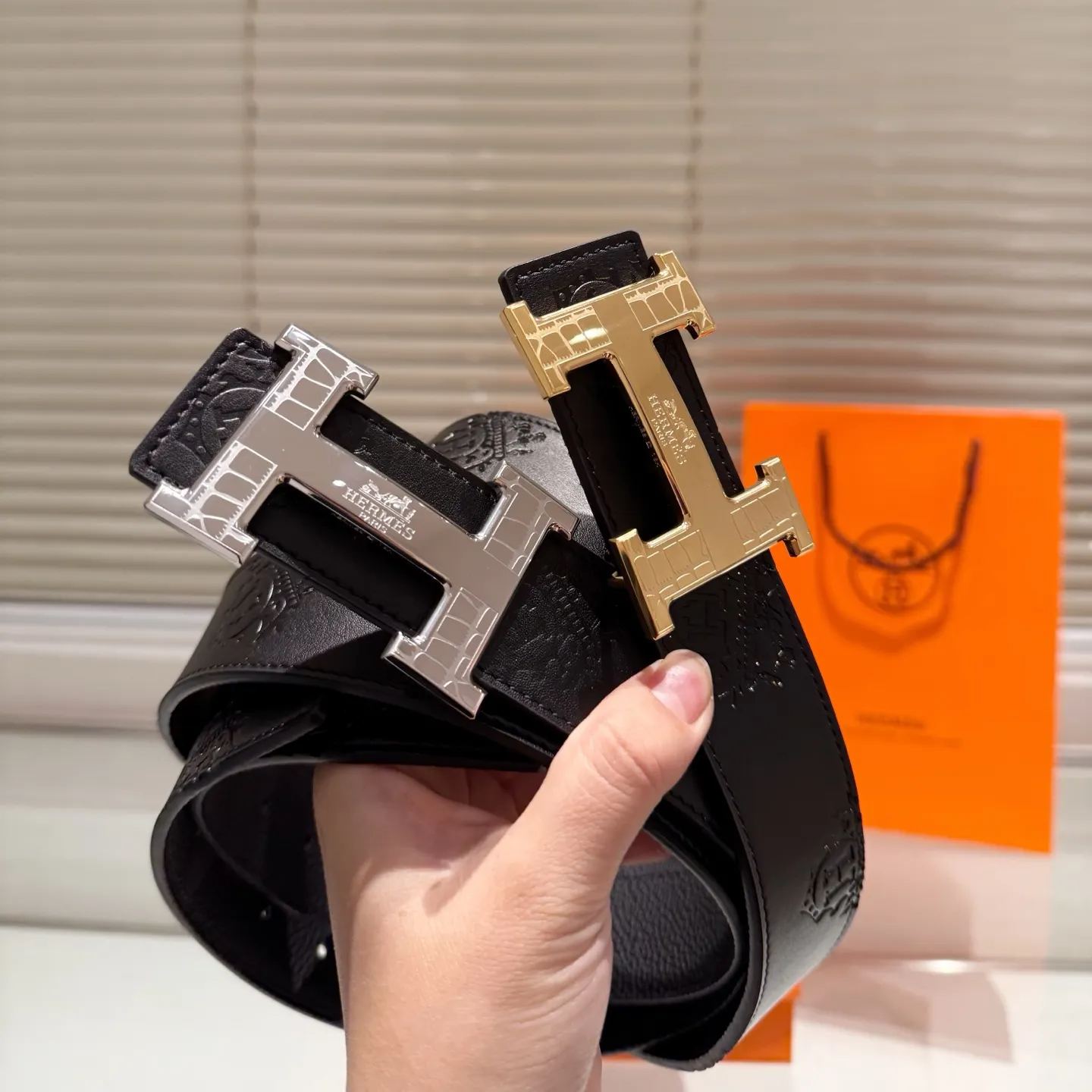 エルメス HERMES 純正ベルト 箱付き メンズ腕時計 ユニセックス 1円 美