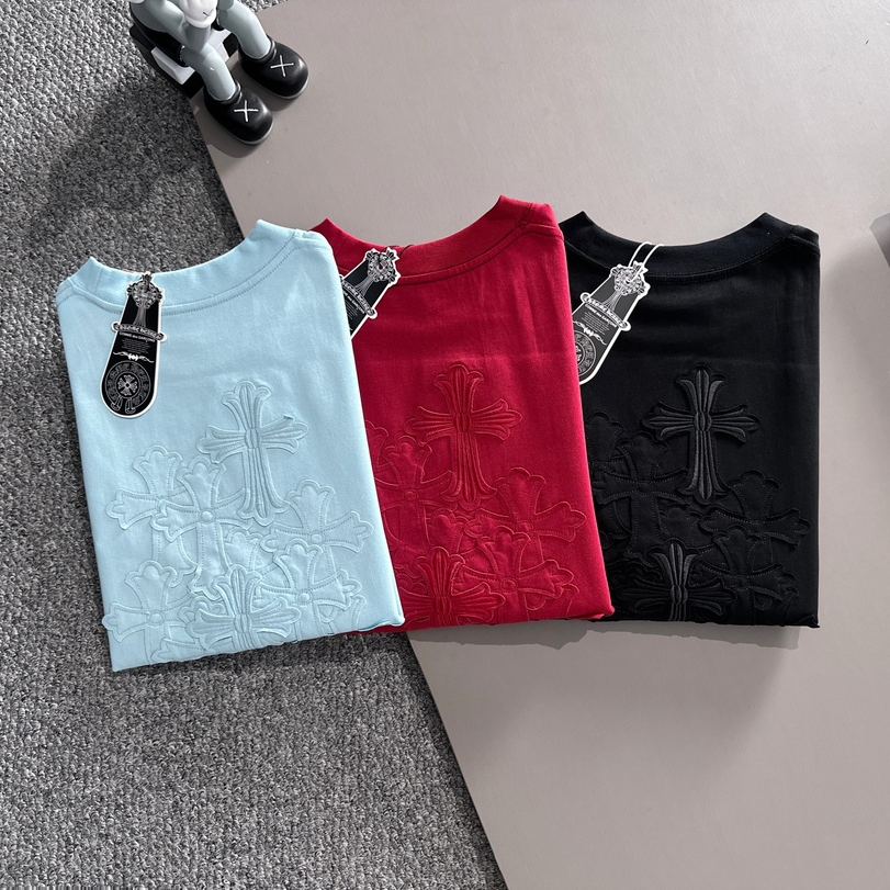 クロムハーツ 2025年春夏新作 半袖Tシャツ T138080 (3色展開)