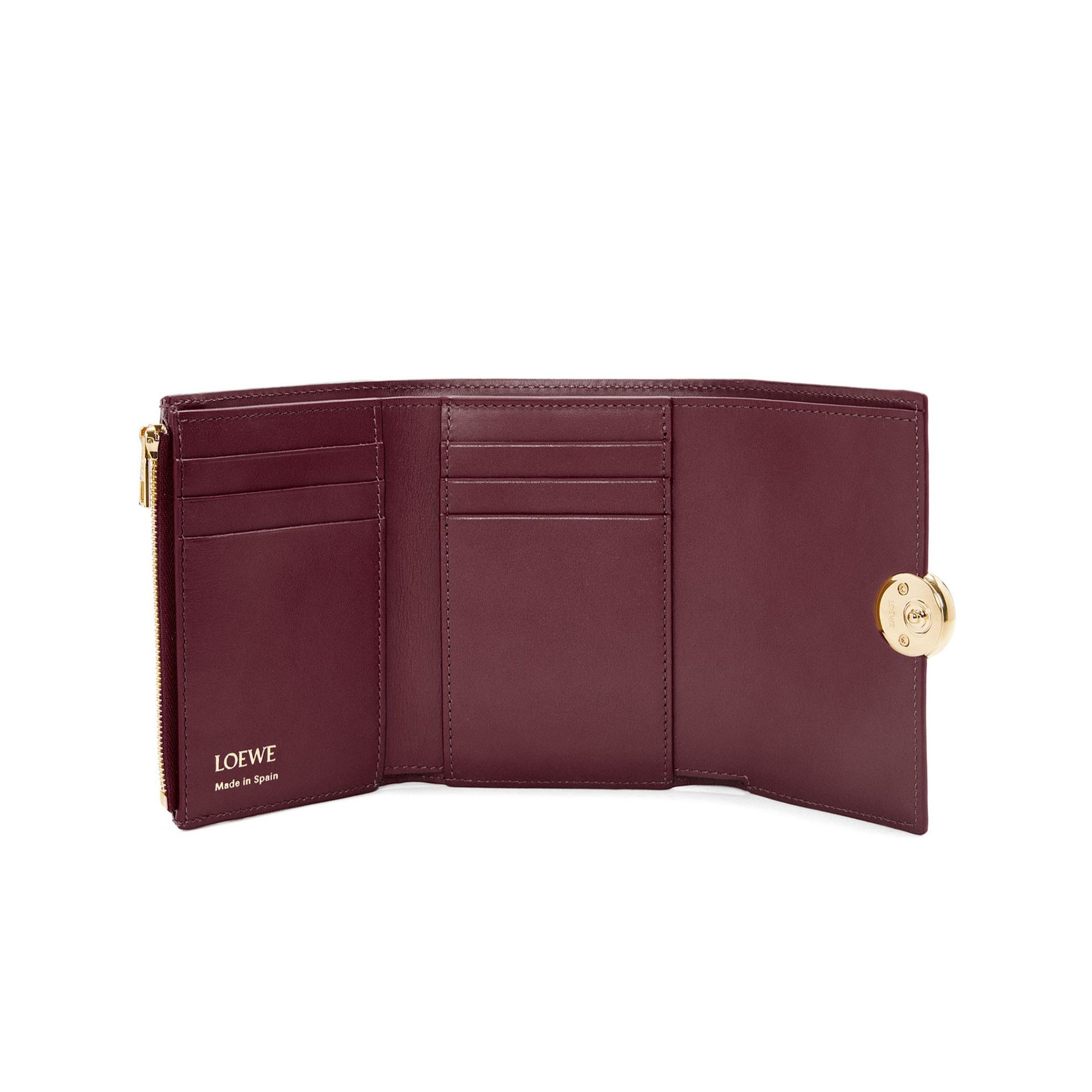 LOEWE/ロエベ ぺブル バーティカル ウォレット スモール（シャイニーナパカーフ）（財布）