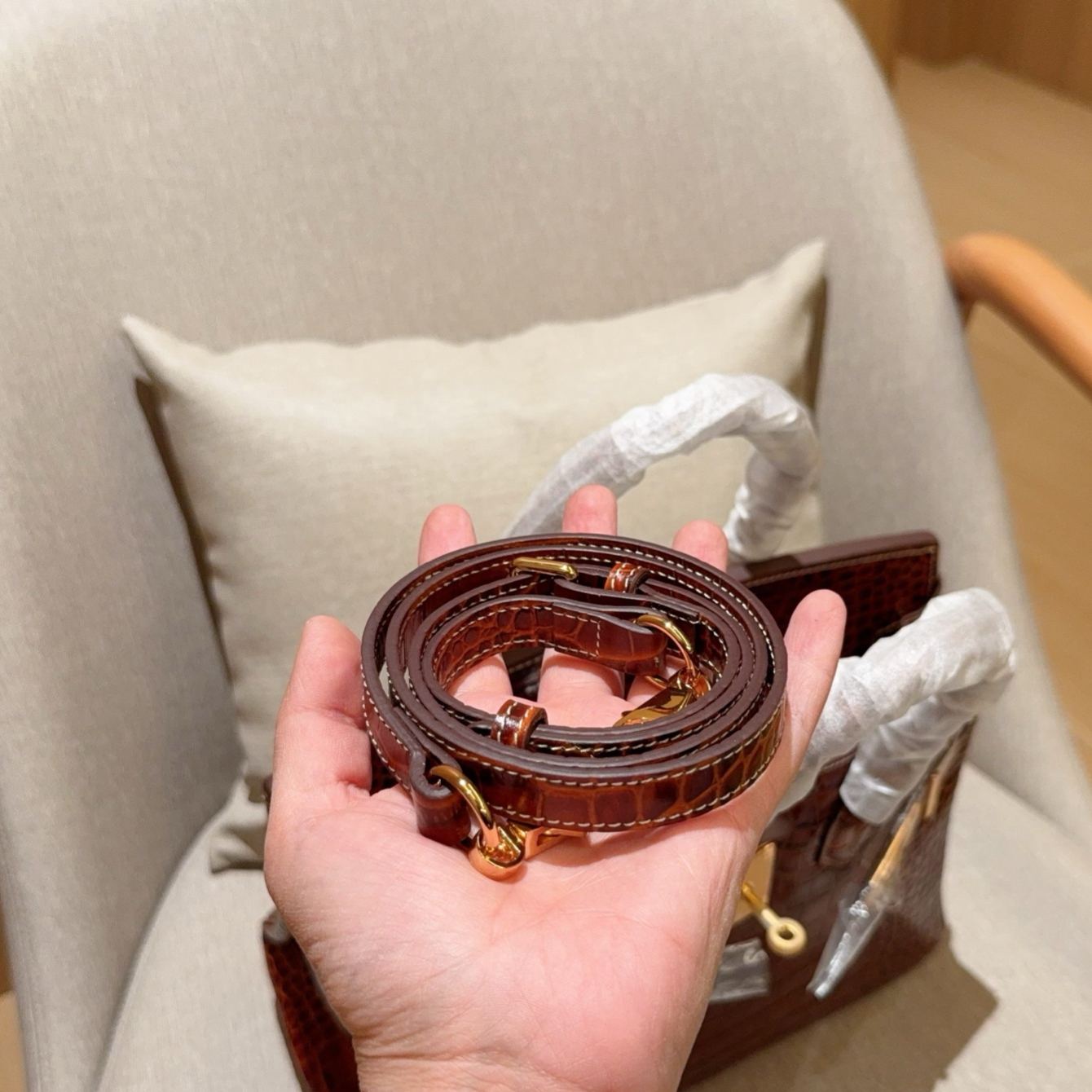 【HERMES】エルメス バーキン 30cm クロコダイル ゴールド金具-高島屋オンラインストア - 公式