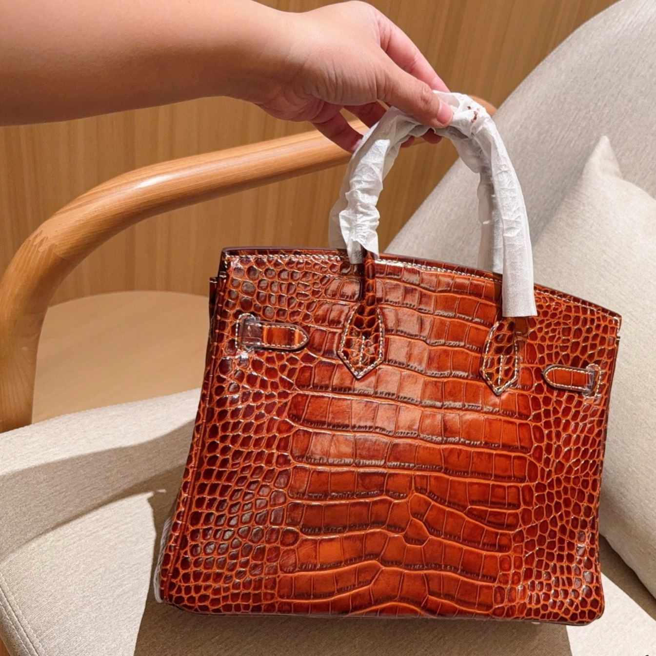 【HERMES】エルメス バーキン 30cm クロコダイル ゴールド金具-高島屋オンラインストア - 公式