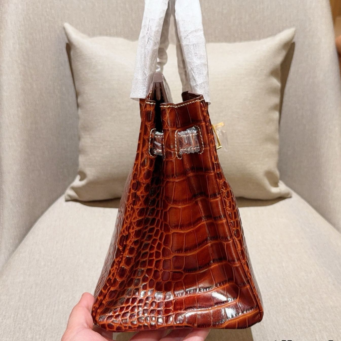 【HERMES】エルメス バーキン 30cm クロコダイル ゴールド金具-高島屋オンラインストア - 公式