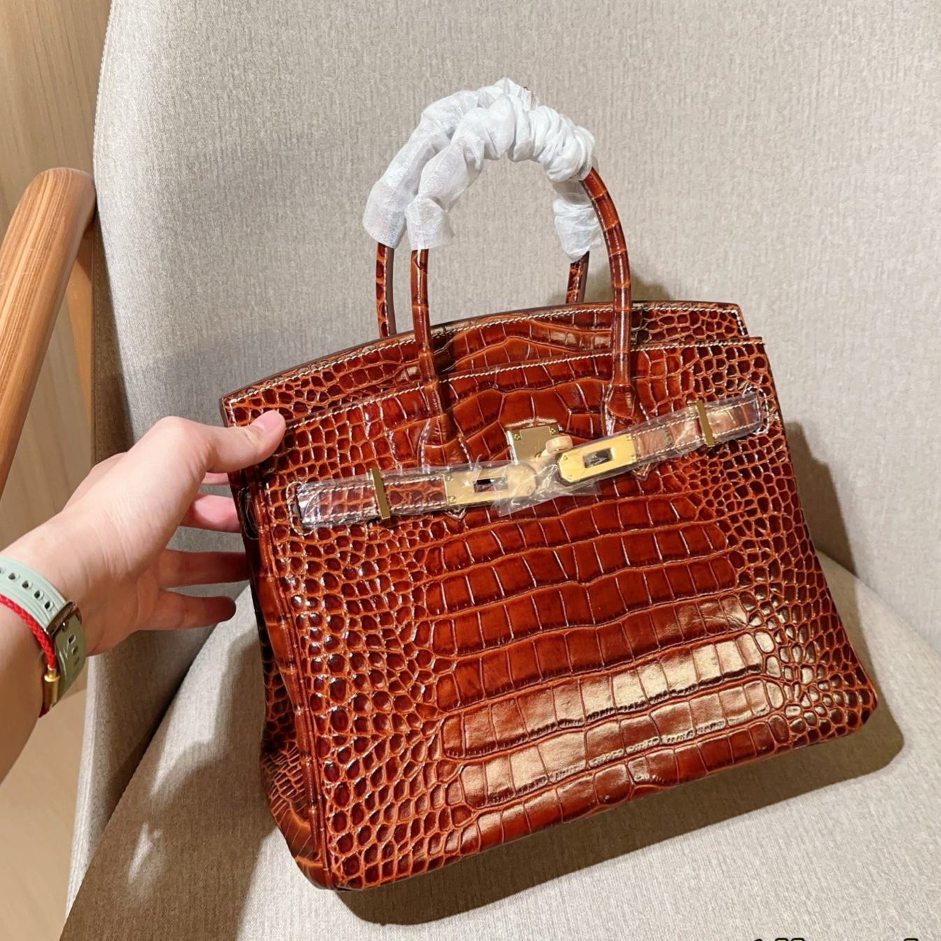 【HERMES】エルメス バーキン 30cm クロコダイル ゴールド金具-高島屋オンラインストア - 公式