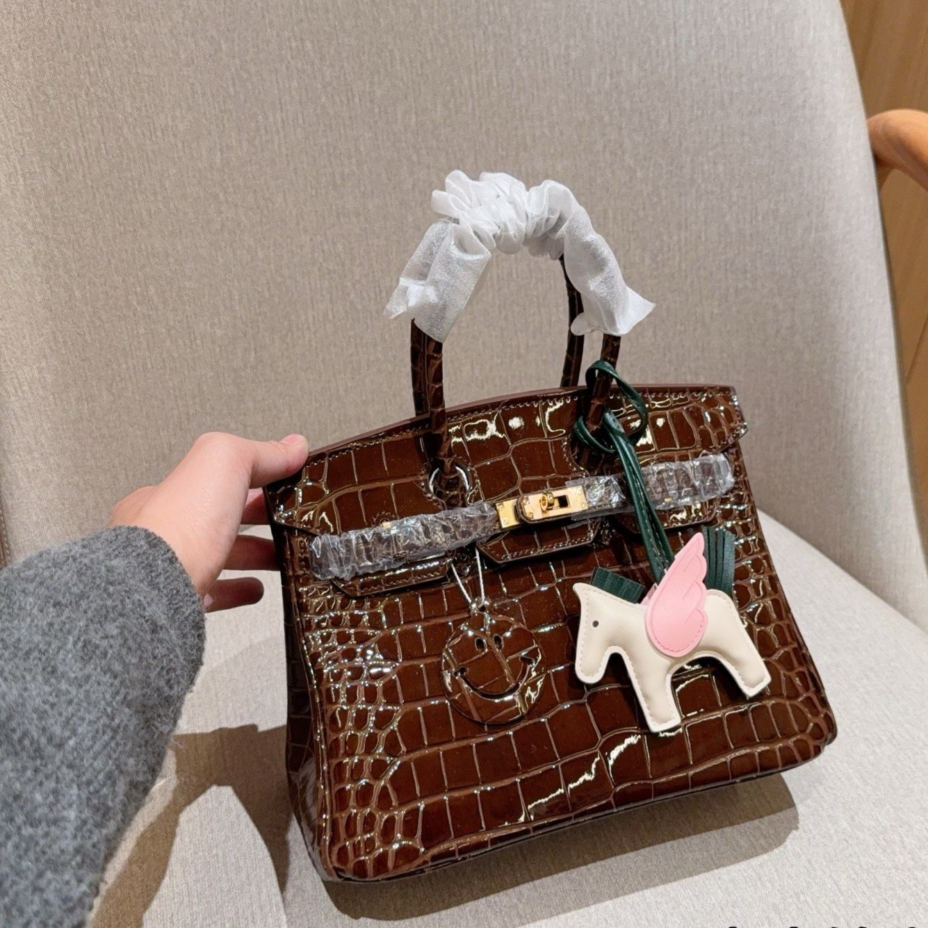 【HERMES】エルメス バーキン 30cm クロコダイル ゴールド金具-高島屋オンラインストア - 公式