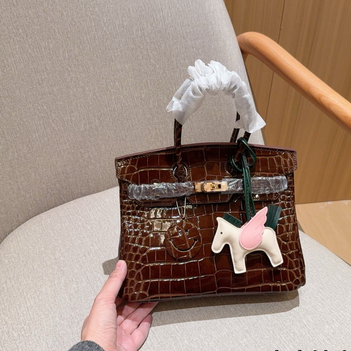 【HERMES】エルメス バーキン 30cm クロコダイル ゴールド金具-高島屋オンラインストア - 公式