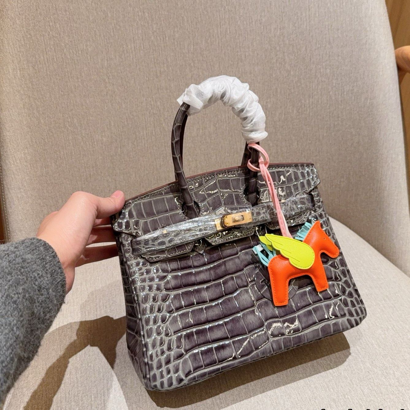 【HERMES】エルメス バーキン 30cm クロコダイル ゴールド金具-高島屋オンラインストア - 公式