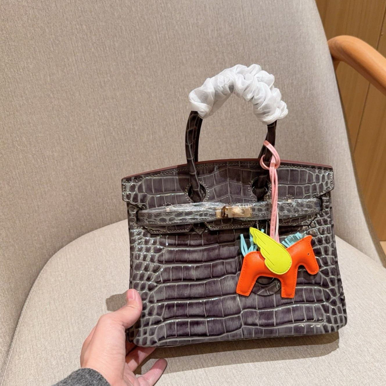 【HERMES】エルメス バーキン 30cm クロコダイル ゴールド金具-高島屋オンラインストア - 公式