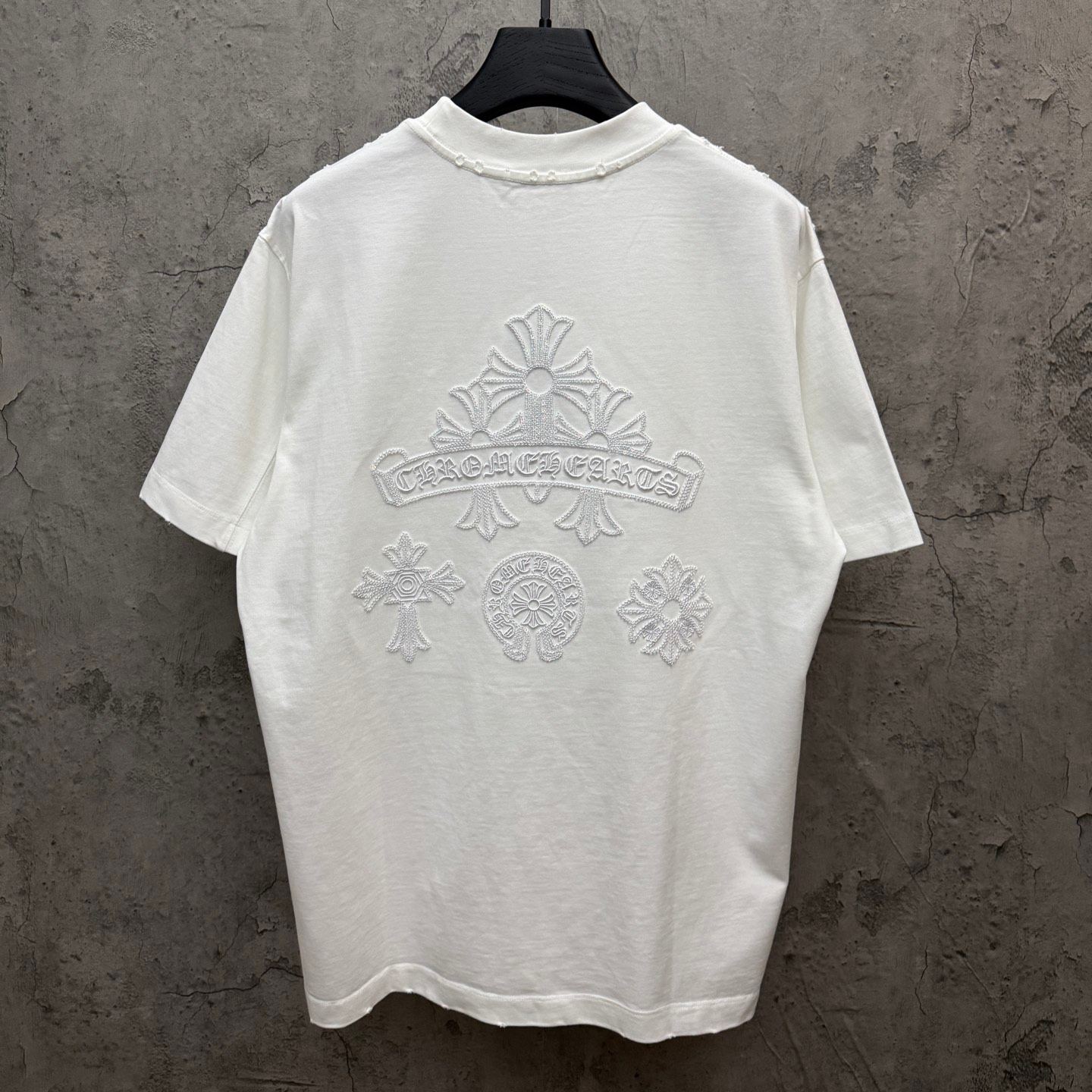 【今季注目】Chrome Hearts/クロムハーツ 2026夏新作 半袖 Tシャツ ブラック/ホワイト HT-26S26