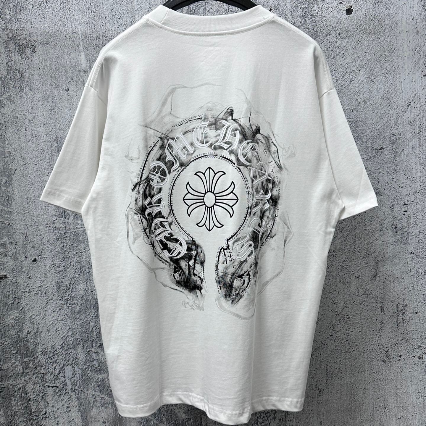 【今季注目】Chrome Hearts/クロムハーツ 2026夏新作 半袖 Tシャツ ブラック/ホワイト HT-26S27