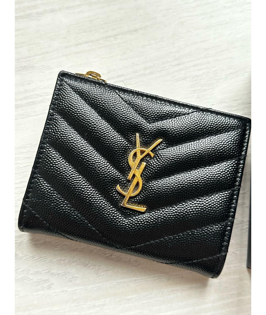 SAINT LAURENT/サンローラン モノグラム キルティング 折り財布